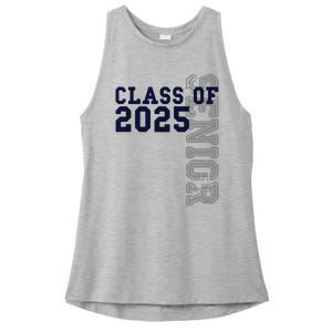 Senior Class Of 2025 Graduation 2025 Ladies PosiCharge Tri-Blend Wicking Tank