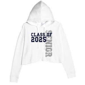 Senior Class Of 2025 Graduation 2025 Crop Fleece Hoodie