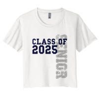 Senior Class Of 2025 Graduation 2025 Women's Crop Top Tee