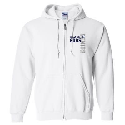 Senior Class Of 2025 Graduation 2025 Full Zip Hoodie