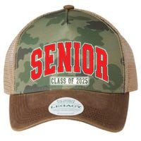 Senior Class Of 2025 High School Year College Graduation Red Legacy Tie Dye Trucker Hat