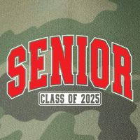 Senior Class Of 2025 High School Year College Graduation Red Legacy Tie Dye Trucker Hat