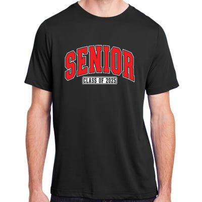 Senior Class Of 2025 High School Year College Graduation Red Adult ChromaSoft Performance T-Shirt