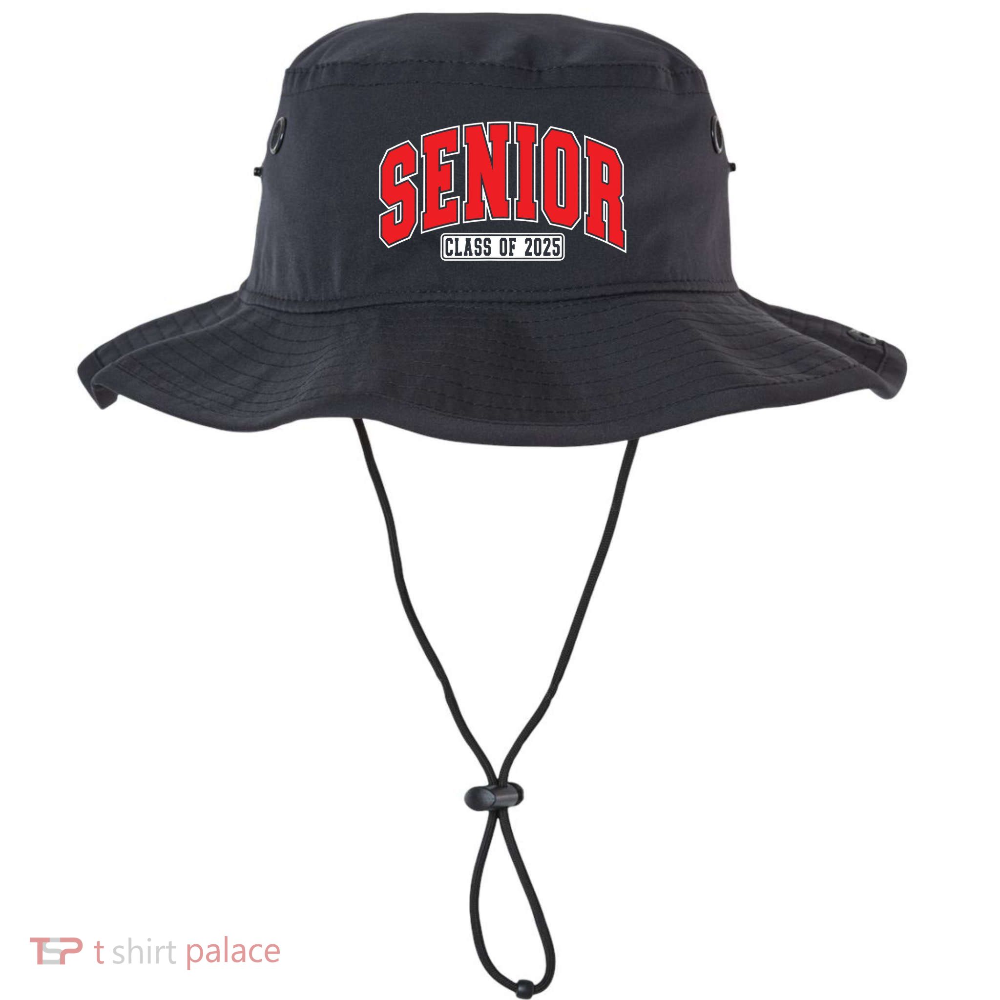 Senior Class Of 2025 High School Year College Graduation Red Bucket Hat