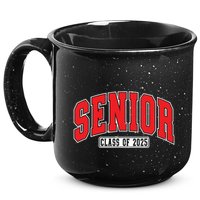 Senior Class Of 2025 High School Year College Graduation Red 15oz Campfire Ceramic Mug