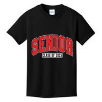 Senior Class Of 2025 High School Year College Graduation Red Kids T-Shirt