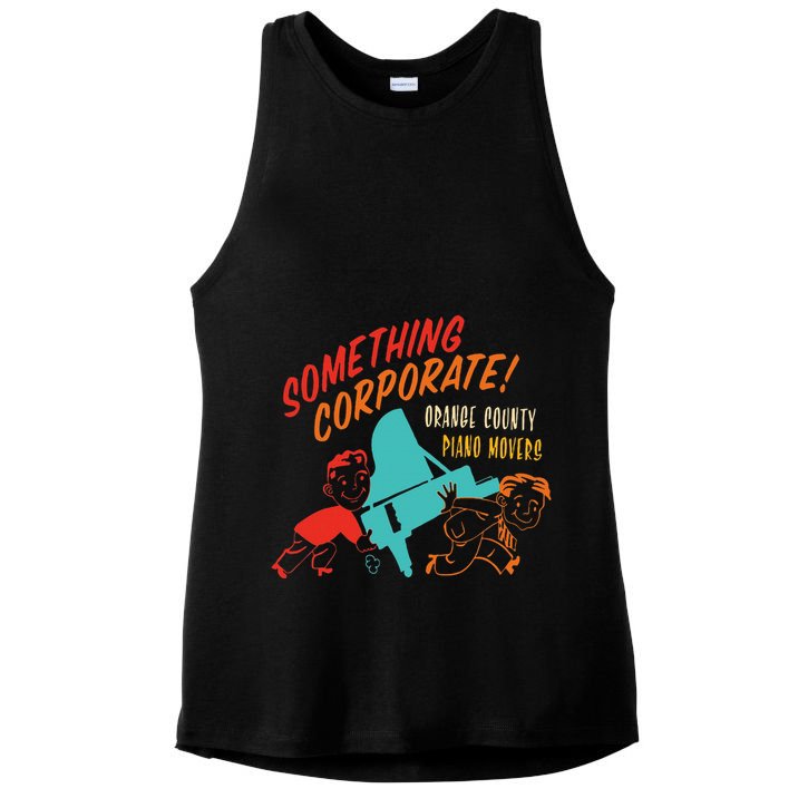 Something Corporate! Orange County Piano Mover Ladies PosiCharge Tri-Blend Wicking Tank