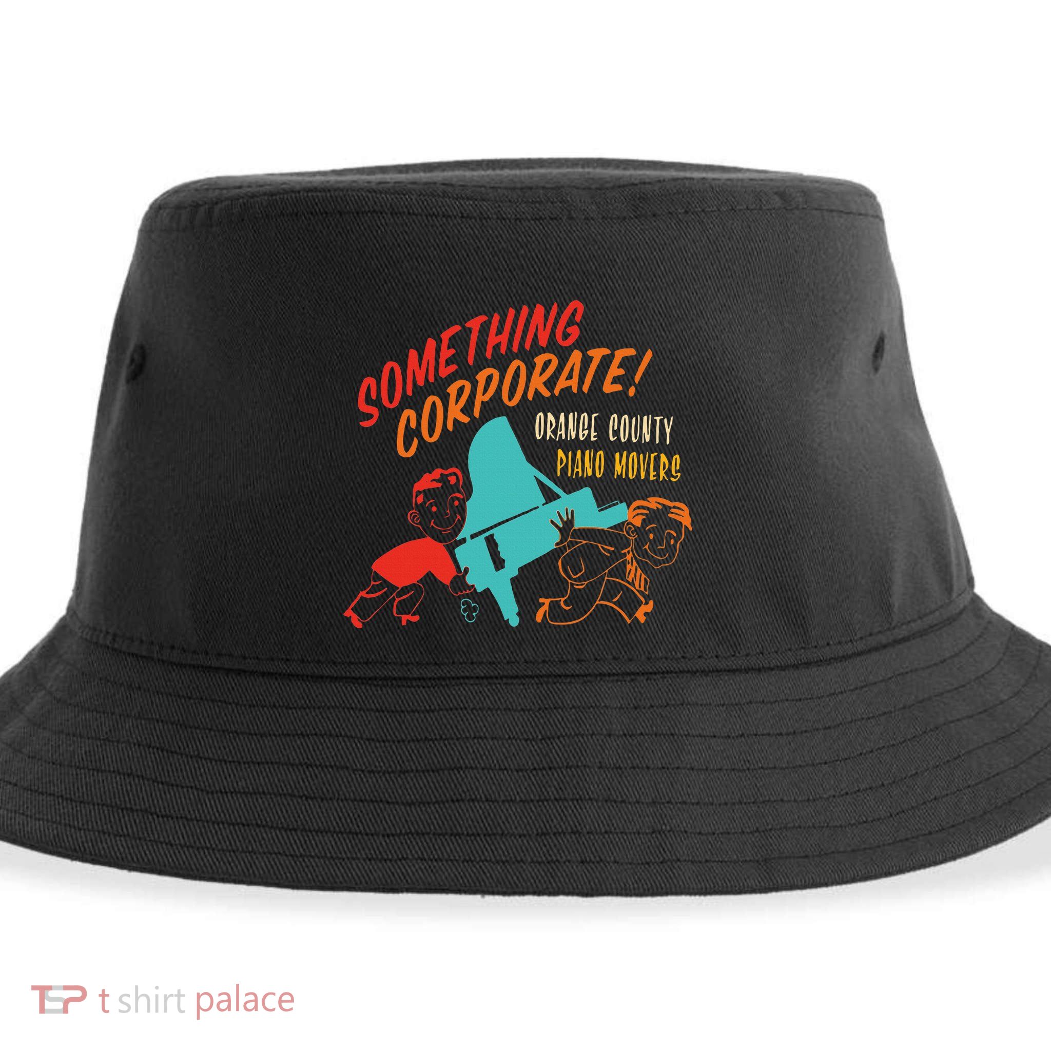 Something Corporate! Orange County Piano Mover Sustainable Bucket Hat