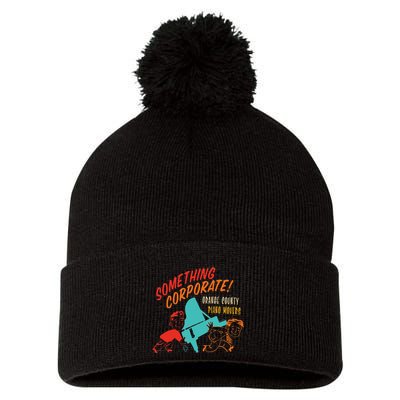 Something Corporate! Orange County Piano Mover Pom Pom 12in Knit Beanie