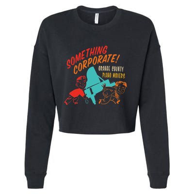 Something Corporate! Orange County Piano Mover Cropped Pullover Crew