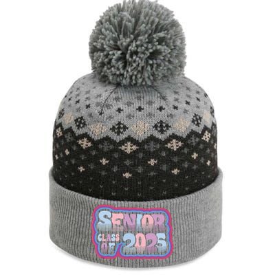 Senior Class Of 2025 Retro Design Boy Or Girl The Baniff Cuffed Pom Beanie