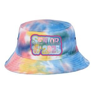 Senior Class Of 2025 Retro Design Boy Or Girl Tie Dye Newport Bucket Hat