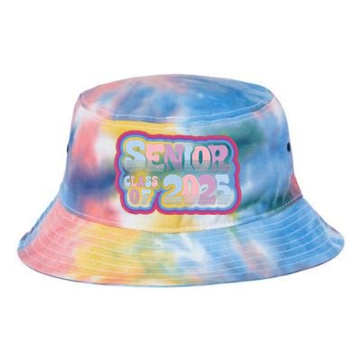 Senior Class Of 2025 Retro Design Boy Or Girl Tie Dye Newport Bucket Hat