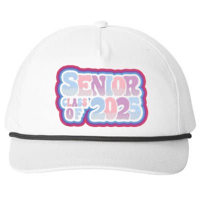 Senior Class Of 2025 Retro Design Boy Or Girl Snapback Five-Panel Rope Hat