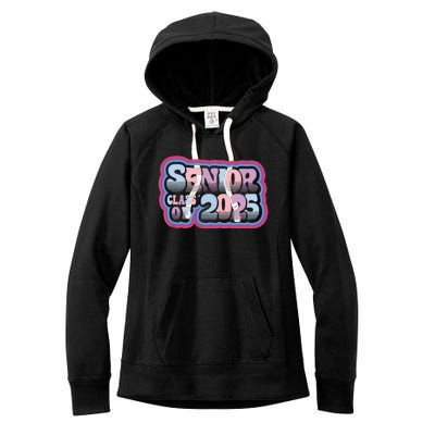 Senior Class Of 2025 Retro Design Boy Or Girl Women's Fleece Hoodie