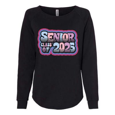 Senior Class Of 2025 Retro Design Boy Or Girl Womens California Wash Sweatshirt