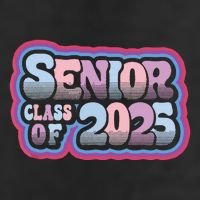 Senior Class Of 2025 Retro Design Boy Or Girl 25L Jumbo Tote