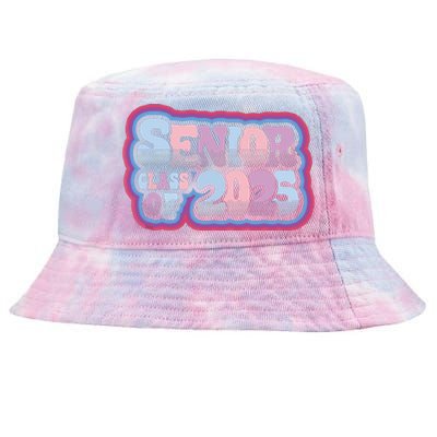 Senior Class Of 2025 Retro Design Boy Or Girl Tie-Dyed Bucket Hat