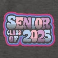 Senior Class Of 2025 Retro Design Boy Or Girl Vector Backpack