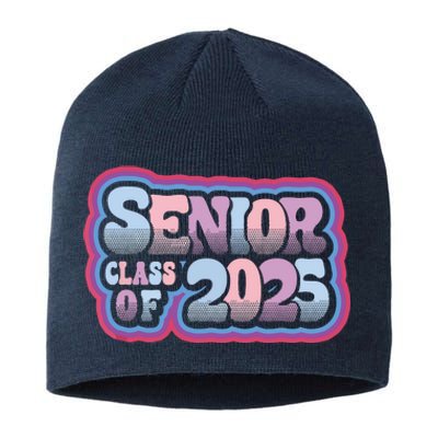 Senior Class Of 2025 Retro Design Boy Or Girl Sustainable Beanie