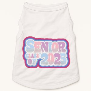 Senior Class Of 2025 Retro Design Boy Or Girl Doggie Tank