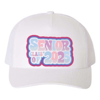 Senior Class Of 2025 Retro Design Boy Or Girl Yupoong Adult 5-Panel Trucker Hat