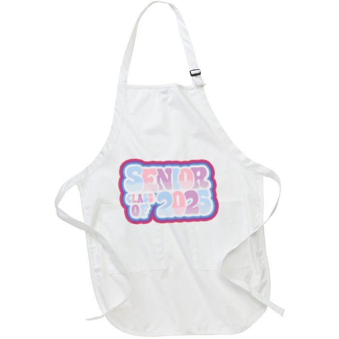 Senior Class Of 2025 Retro Design Boy Or Girl Apron