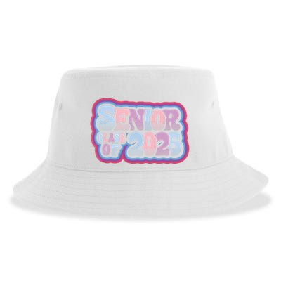 Senior Class Of 2025 Retro Design Boy Or Girl Sustainable Bucket Hat