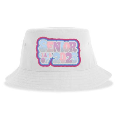 Senior Class Of 2025 Retro Design Boy Or Girl Sustainable Bucket Hat