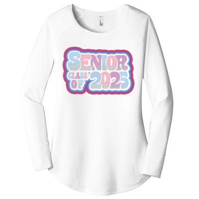 Senior Class Of 2025 Retro Design Boy Or Girl Women's Perfect Tri Tunic Long Sleeve Shirt