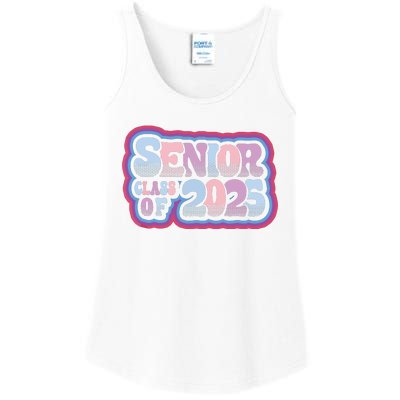 Senior Class Of 2025 Retro Design Boy Or Girl Ladies Essential Tank