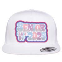 Senior Class Of 2025 Retro Design Boy Or Girl Flat Bill Trucker Hat