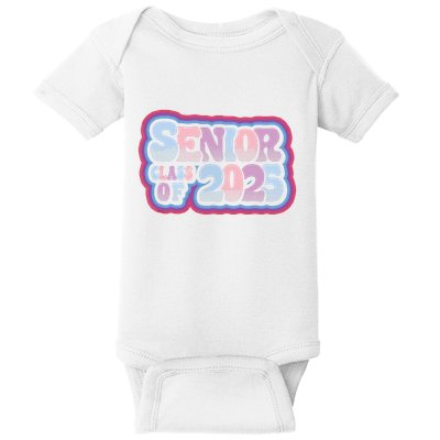 Senior Class Of 2025 Retro Design Boy Or Girl Baby Bodysuit