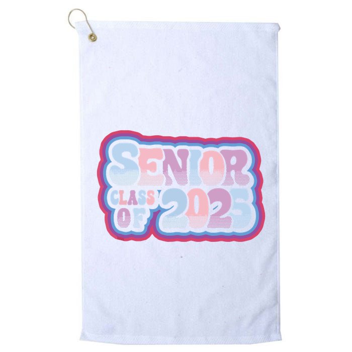 Senior Class Of 2025 Retro Design Boy Or Girl Golf Towel