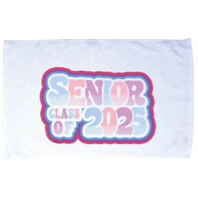 Senior Class Of 2025 Retro Design Boy Or Girl Microfiber Hand Towel