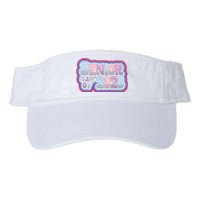 Senior Class Of 2025 Retro Design Boy Or Girl Valucap Bio-Washed Visor