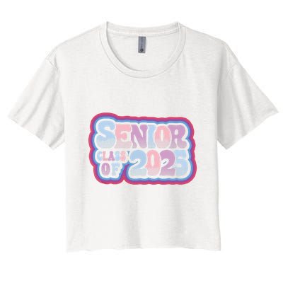 Senior Class Of 2025 Retro Design Boy Or Girl Crop Top