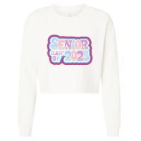Senior Class Of 2025 Retro Design Boy Or Girl Cropped Pullover Crew