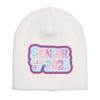 Senior Class Of 2025 Retro Design Boy Or Girl Short Acrylic Beanie