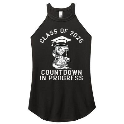 Senior Class Of 2025 Countdown To Graduation Gift Women's Perfect Tri Rocker Tank