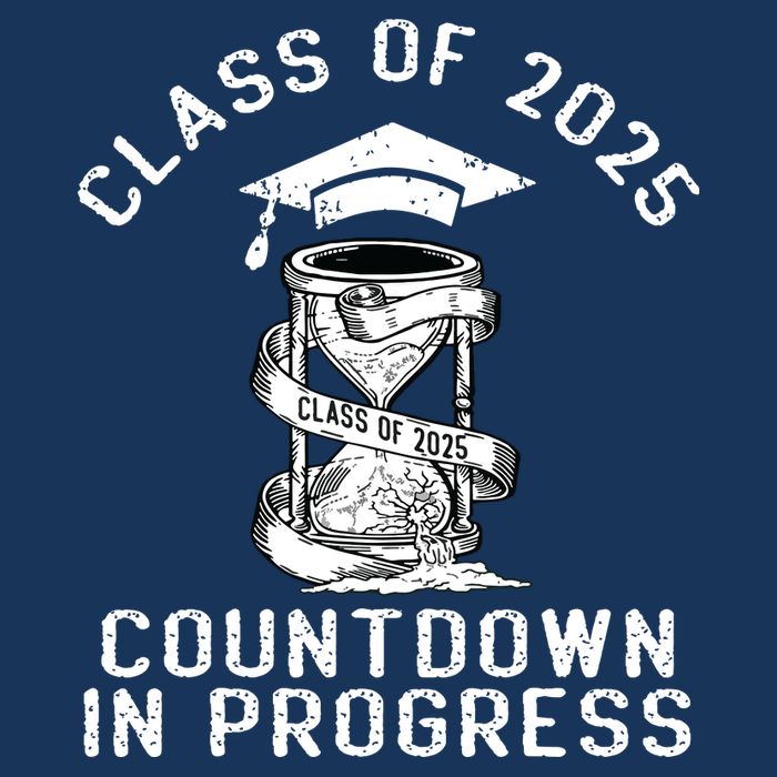 Senior Class Of 2025 Countdown To Graduation Gift Cooling Performance Crew T-Shirt