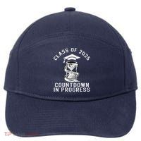 Senior Class Of 2025 Countdown To Graduation Gift 7-Panel Snapback Hat