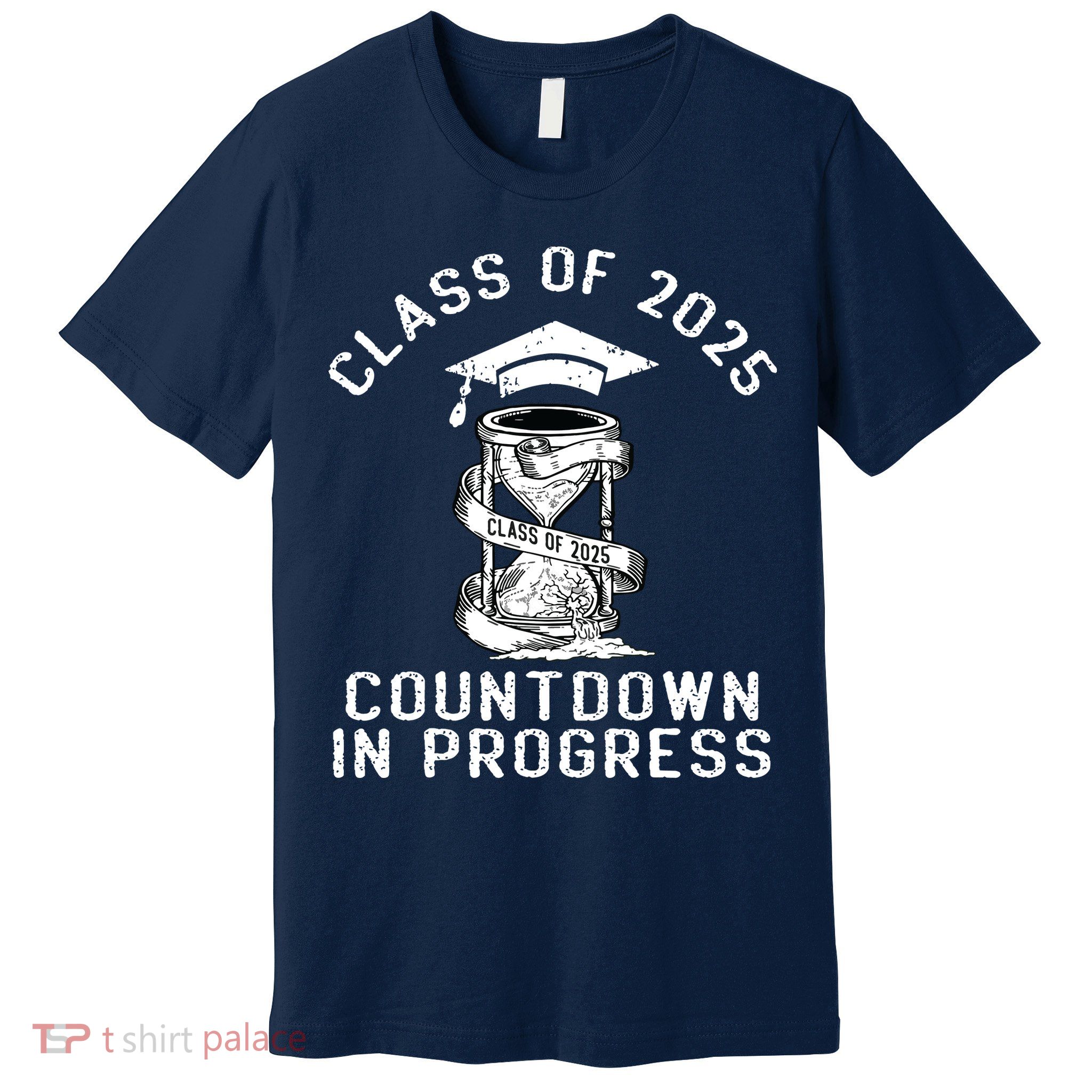 Senior Class Of 2025 Countdown To Graduation Gift Premium T-Shirt