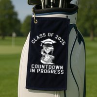 Senior Class Of 2025 Countdown To Graduation Gift Golf Towel