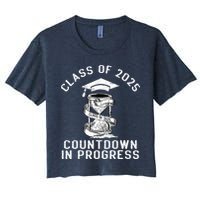 Senior Class Of 2025 Countdown To Graduation Gift Women's Crop Top Tee