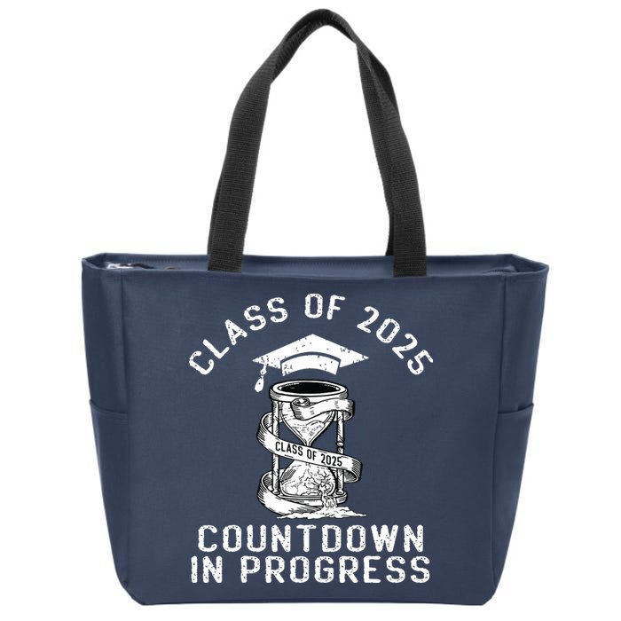 Senior Class Of 2025 Countdown To Graduation Gift Zip Tote Bag