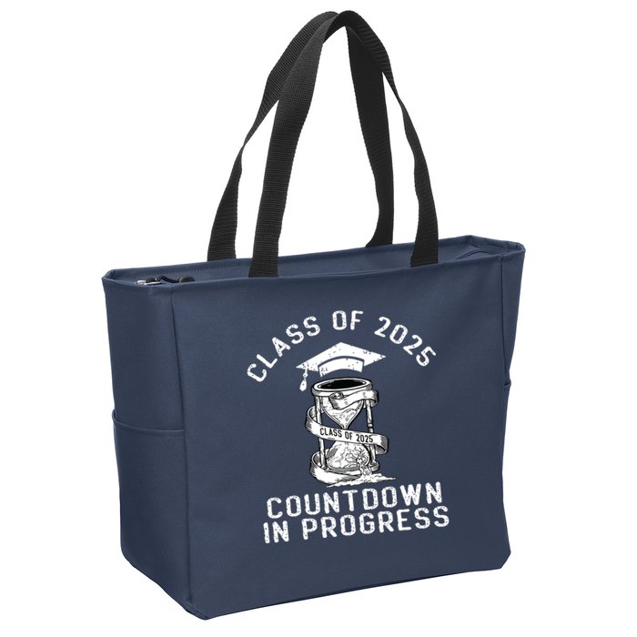 Senior Class Of 2025 Countdown To Graduation Gift Zip Tote Bag