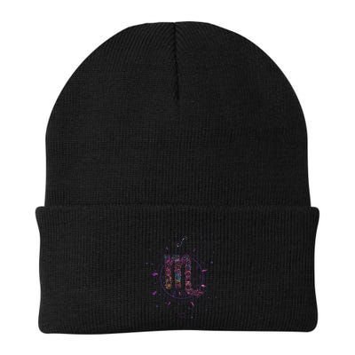 Scorpio Floral Zodiac Beanie