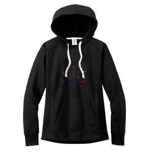 Scorpio Floral Zodiac Women's Fleece Hoodie