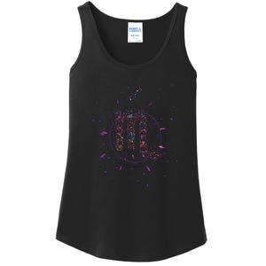 Scorpio Floral Zodiac Ladies Essential Tank